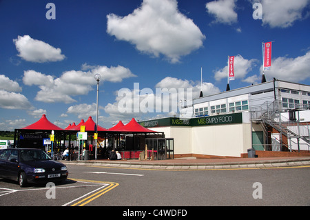 Moto Toddington Dienstleistungen, M1 Autobahn, Toddington, Bedfordshire, England, Vereinigtes Königreich Stockfoto