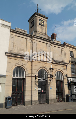 Die Shambles Markthalle in Devizes, Wiltshire, England. Stockfoto
