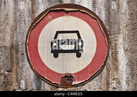 Durchfahrt verboten | Sackgasse Stockfoto