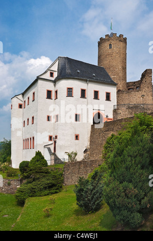 Burg Scharfenstein, Sachsen | Scharfstein Burg, Sachsen Stockfoto