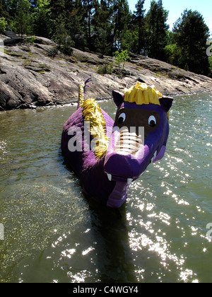 Skandinavien Finnland finnische Naantali Muumimaailmaan Moominworld Vergnügungspark in der Nähe von Turku an Ostsee Stockfoto