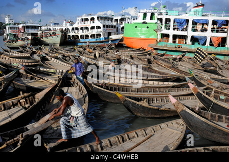 Eine Szene in Dhaka, Bangladesch Stockfoto