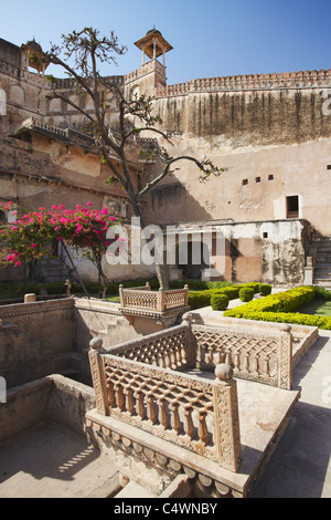 Garten Chitrasala, Bundi Palast, Bundi, Rajasthan, Indien Stockfoto