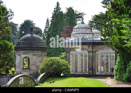 Der Pavillon im Garten bei Alton Towers Themenpark Alton, Staffordshire, England, Vereinigtes Königreich Stockfoto