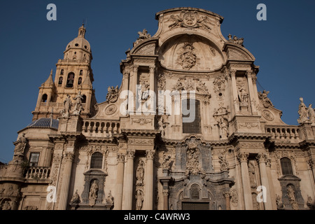 Kathedrale von Murcia wichtigsten Fassade, Spanien Stockfoto