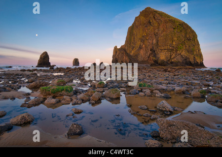 USA, Oregon, Clatsop County, Haystack Rock Stockfoto