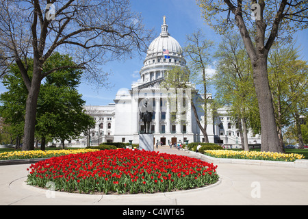 USA, Wisconsin, Madison, State Capitol Building Stockfoto