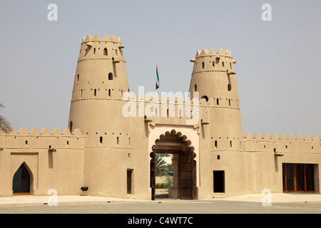 Al Jahili Fort in Al Ain, Emirat Abu Dhabi, Vereinigte Arabische Emirate Stockfoto