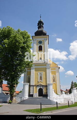 Die Allerheiligenkirche in Milotice, Tschechische Republik Stockfoto