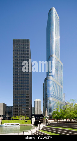 Trump International Hotel & Tower, Chicago, Illinois Stockfoto