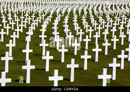 Henri-Chapelle amerikanischen Friedhof und Denkmal amerikanischen Soldatenfriedhof in Henri-Chapelle, Belgien Stockfoto