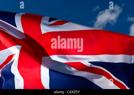 "Union Jack" - Anschluß-Markierungsfahne Stockfoto