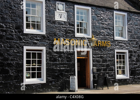 Freimaurer Arms Pub in Kirkcudbright, Dumfries und Galloway, Süd-West-Schottland Stockfoto