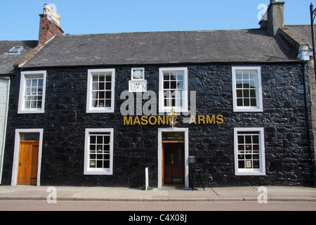 Freimaurer Arms Pub in Kirkcudbright, Dumfries und Galloway, Süd-West-Schottland Stockfoto