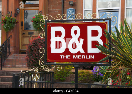 Bed And Breakfast Unterkunft in Dumfries, Schottland Stockfoto