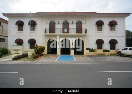 Ansicht des Büros der Stadtverwaltung in Penonomé City, Provinz Coclé, Panamá. Stockfoto