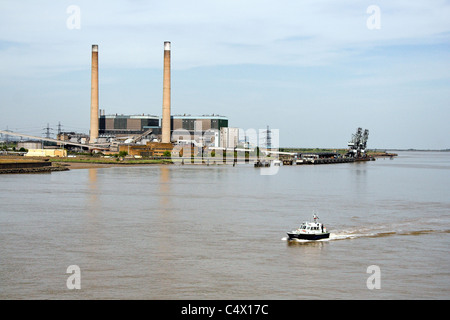 Tilbury Kohle-Kraftwerk auf der Themse, Essex, UK Stockfoto