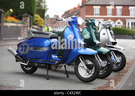 Lambretta Roller Stockfoto