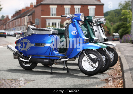 Lambretta Roller Stockfoto