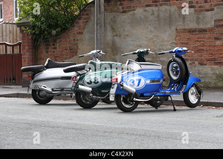 Lambretta Roller Stockfoto