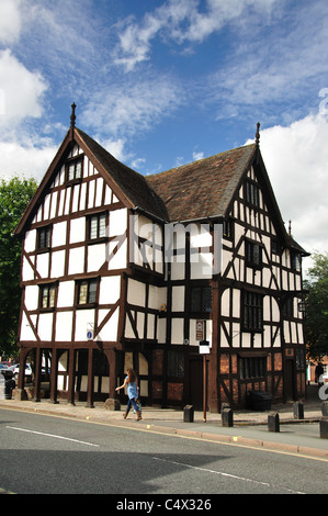 17. jahrhundert Rowley's House, Barker Street, Shrewsbury, Shropshire, England, Vereinigtes Königreich Stockfoto