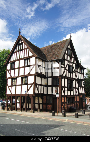 17. jahrhundert Rowley's House, Barker Street, Shrewsbury, Shropshire, England, Vereinigtes Königreich Stockfoto