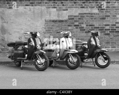 Lambretta Roller Stockfoto