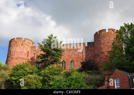 Shrewsbury Castle, Shrewsbury, Shropshire, England, Vereinigtes Königreich Stockfoto