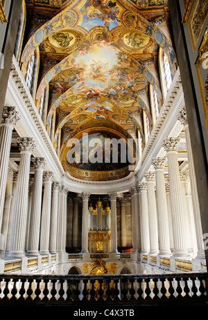 Die königliche Kapelle im Schloss Versailles bei Paris, Frankreich Stockfoto