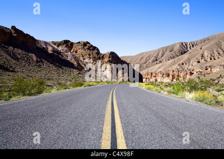 Trostlose leere Autobahn Stockfoto