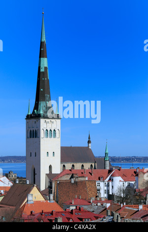 St. Olafs-Kirche, Altstadt (alte Stadt), Tallinn, Estland Stockfoto