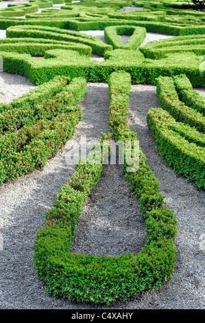 Park, Palais Mateus (Solar de Mateus), in der Nähe von Vila Real, Portugal Stockfoto