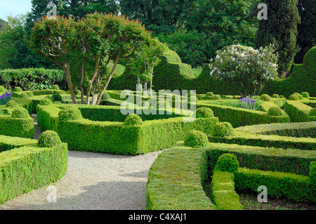 Park, Palais Mateus (Solar de Mateus), in der Nähe von Vila Real, Portugal Stockfoto