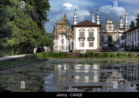 Mateus Palast (Solar de Mateus), in der Nähe von Vila Real, Portugal Stockfoto