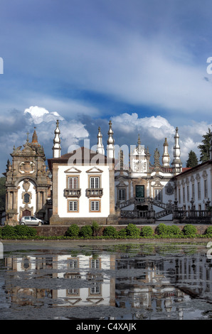 Mateus Palast (Solar de Mateus), in der Nähe von Vila Real, Portugal Stockfoto