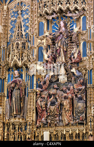 Alte Kathedrale von Coimbra (Se Velha de Coimbra), Coimbra, Portugal Stockfoto