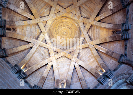 Kirche des heiligen Sepulchre (13. Jahrhundert), Torres del Rio, Navarra, Spanien Stockfoto