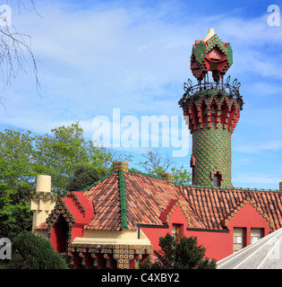 El Capricho, ein Gebäude von Antoni Gaudi, Comillas, Kantabrien, Spanien Stockfoto