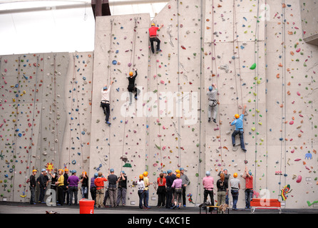 Edinburgh International Klettern Arena Ratho Stockfoto