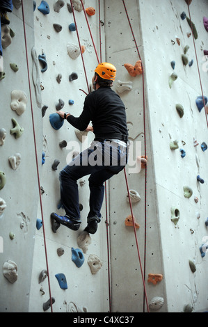 Edinburgh International Klettern Arena Ratho Stockfoto