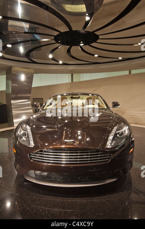 Galpin Motor Club Aston Martin Showroom. Stockfoto