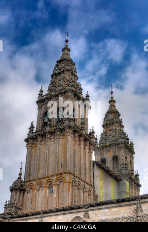 Kathedrale, Santiago De Compostela, Galicien, Spanien Stockfoto