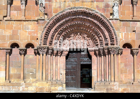 Romanische Kirche von Santo Domingo, Soria, Kastilien und Leon, Spanien Stockfoto