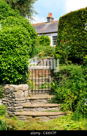 Tor für einen Bauerngarten in Sutton Poyntz, Dorset UK Stockfoto