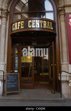 Cafe central außen Innere Stadt Wien Österreich Mitteleuropa Stockfoto