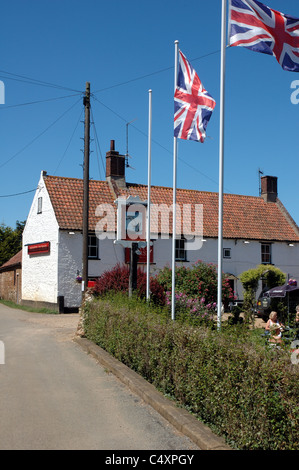 Das White Horse Pub, Holme-Next-the-Sea, Norfolk, Großbritannien Stockfoto