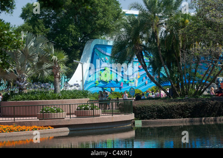 Die Meere mit Nemo & Freunde Pavillon Epcot Themenpark Walt Disney World Resort in Orlando Florida Stockfoto