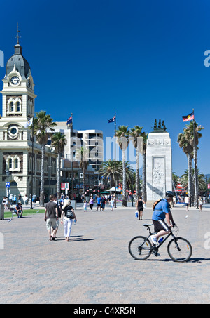 Die sehr beliebte Küstenstadt Adelaide Vorort von Glenelg in South Australia SA Stockfoto