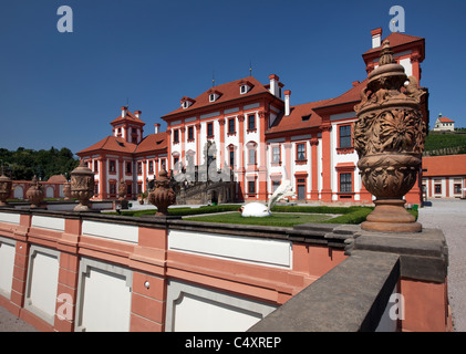 Prag - Troja Palast, Tschechische Republik Stockfoto