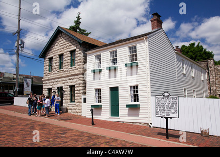 Mark Twain Boyhood Home und Museum. Hannibal, Missouri Stockfoto